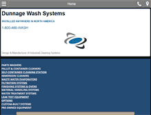 Tablet Screenshot of dunnagewashsystems.com